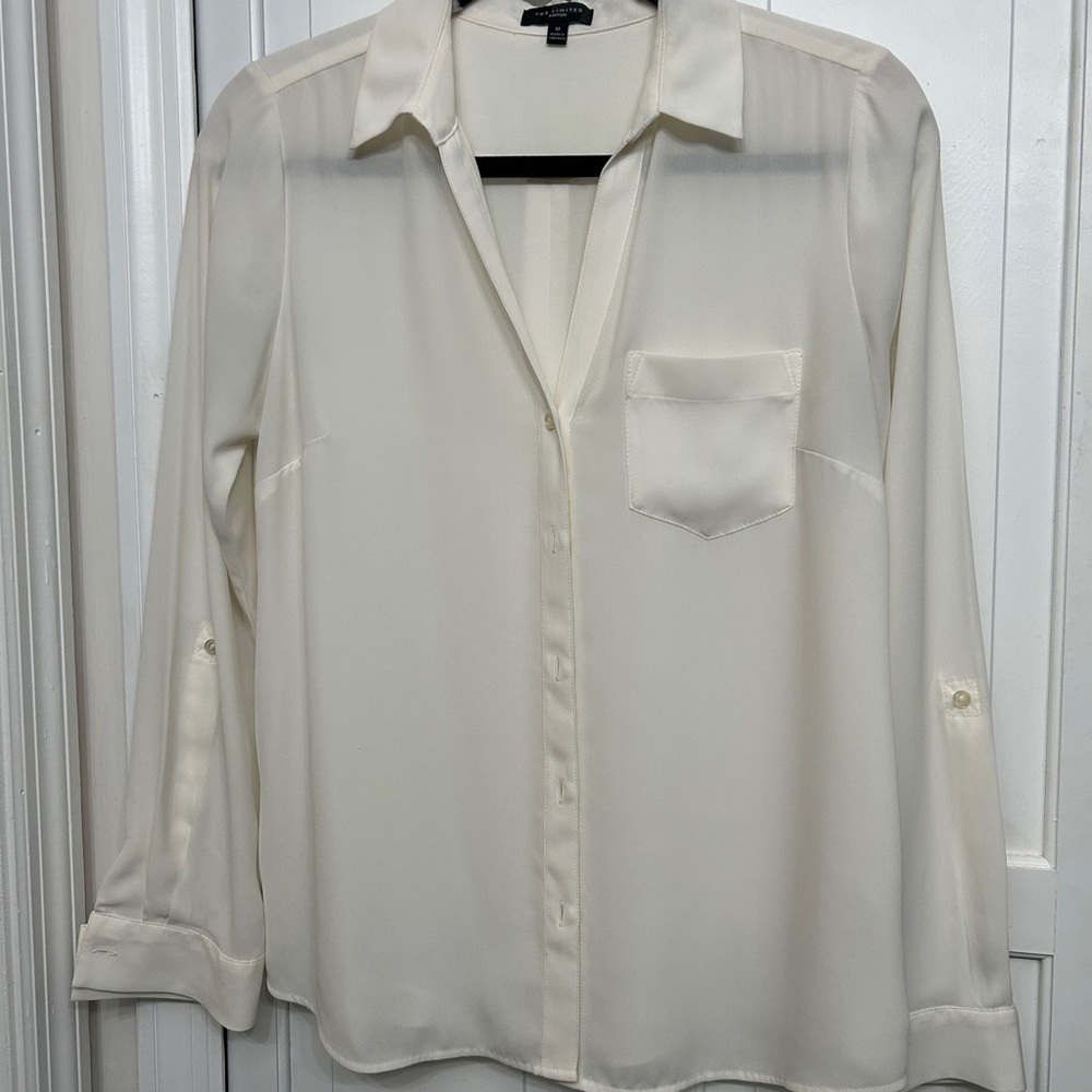The Limited ivory button down